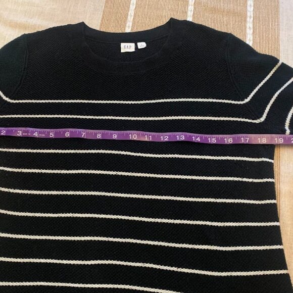 GAP Factory Textured Stripe Crewneck Sweater - Womens Size S - Picture 4 of 7